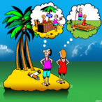 Men vs women cartoon
