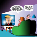 Donald Trump cartoon