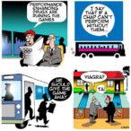 Performance enhancing drugs cartoon
