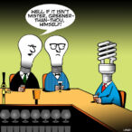 light bulbs cartoon