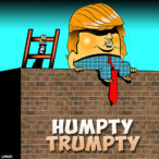 Trump and FBI Cartoon