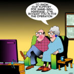 Gay marriage cartoon