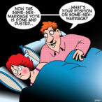 Husband asks wife for sex cartoon