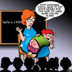 Spanking cartoon
