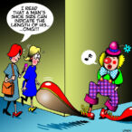 Penis size cartoon