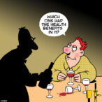 Health benefits cartoon