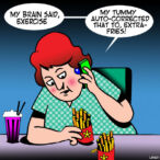 Auto correction cartoon