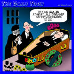 Funeral parlor cartoon