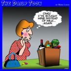 Wine drinking cartoon