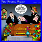 Answering machine cartoon