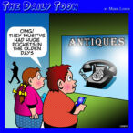 Smart phone cartoon