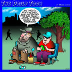 Life savings cartoon