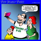 Vegetarian cartoon