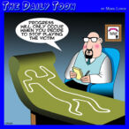 Psychiatrist couch cartoon