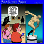Museum cartoon