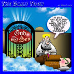 Pearly gates cartoon