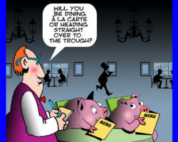 Swine flu cartoon