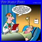 Hospital bed cartoon
