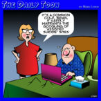 Husband sick in bed cartoon