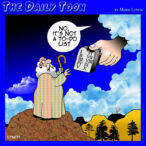Moses cartoon