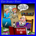 Playwright cartoon