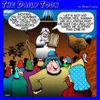 Thou shalt not covet cartoon