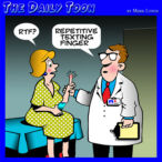 Smart phone cartoon