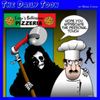 Angel of death cartoon