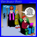 Repossessed cartoon