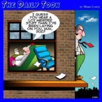 Suicide cartoon