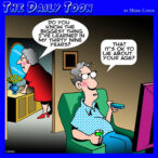 Old age cartoon