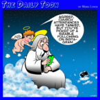 God cartoon