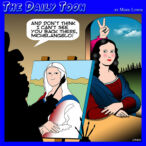 da Vinci cartoon