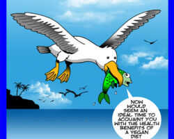 Vegetarian cartoon