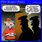 Alcoholic cartoon