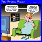 Lock down cartoon