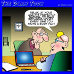Aches and pains cartoon