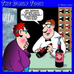 Wine cartoon