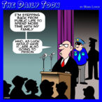 Corrupt politician cartoon