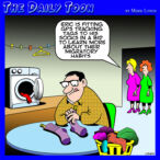 Single sock cartoon