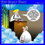 Fake news cartoon