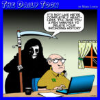 delete browsing history cartoon