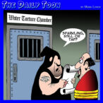Water boarding cartoon