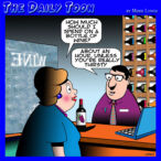 Wine sales cartoon