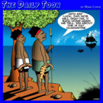 Aborigines cartoon