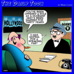 Hollywood agent cartoon