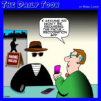 Facial recognition app cartoon
