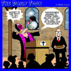 Church collections cartoon