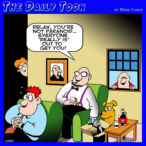 Paranoid cartoon