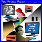 Online dating cartoon